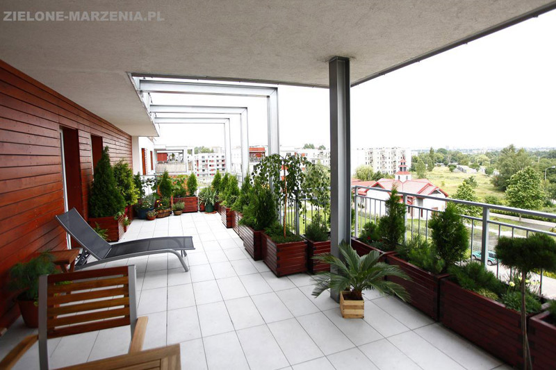 aranżacja tarasu, balkonu, wnętrza zielone marzenia